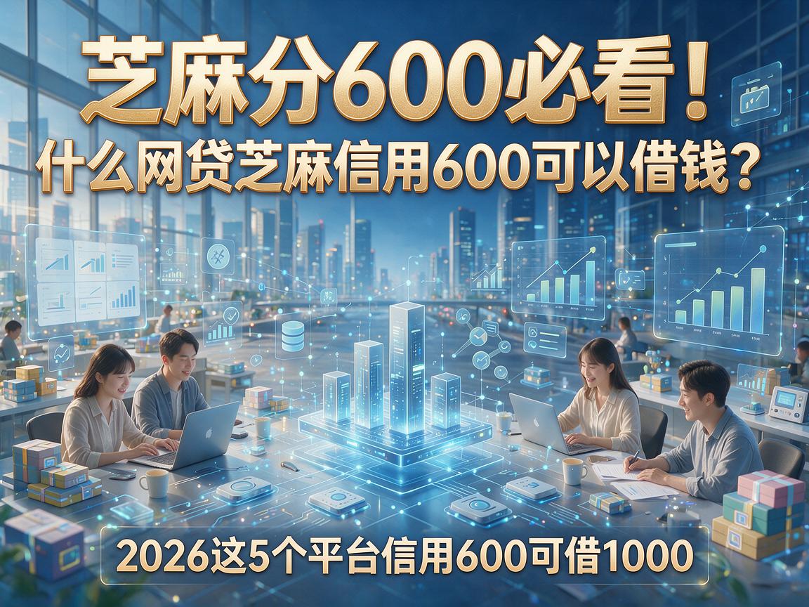 芝麻分600必看！什么网贷芝麻信用600可以借钱？2026这5个平台信用600可借1000