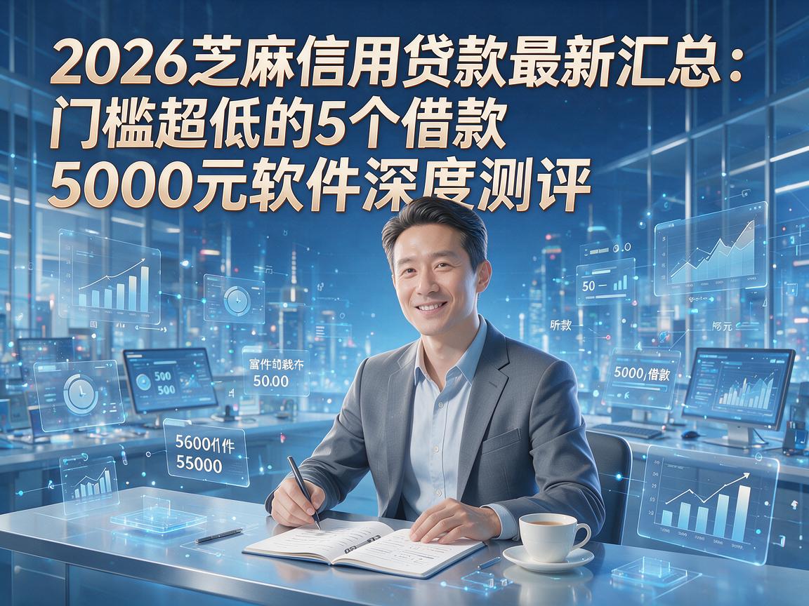 2026芝麻信用贷款最新汇总:门槛超低的5个借款5000元软件深度测评