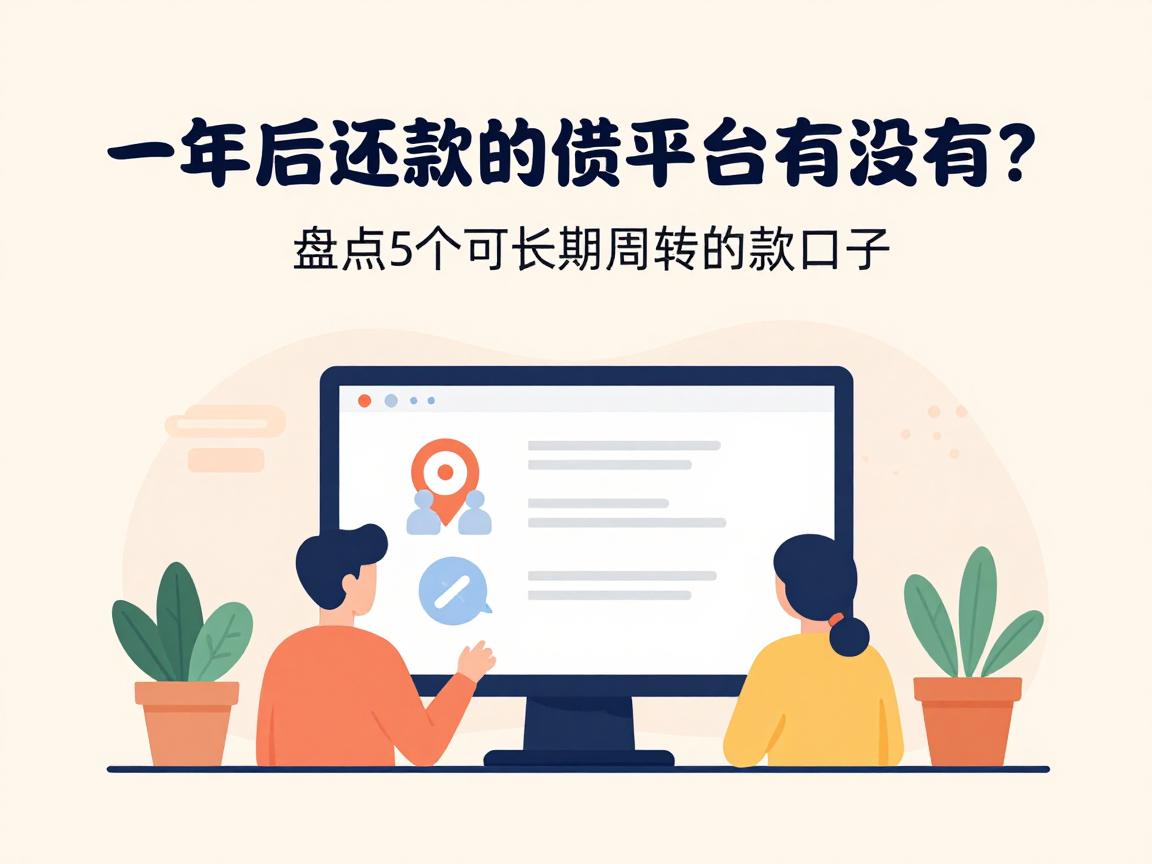 一年后还款的借钱平台有没有？盘点5个可长期周转的贷款口子
