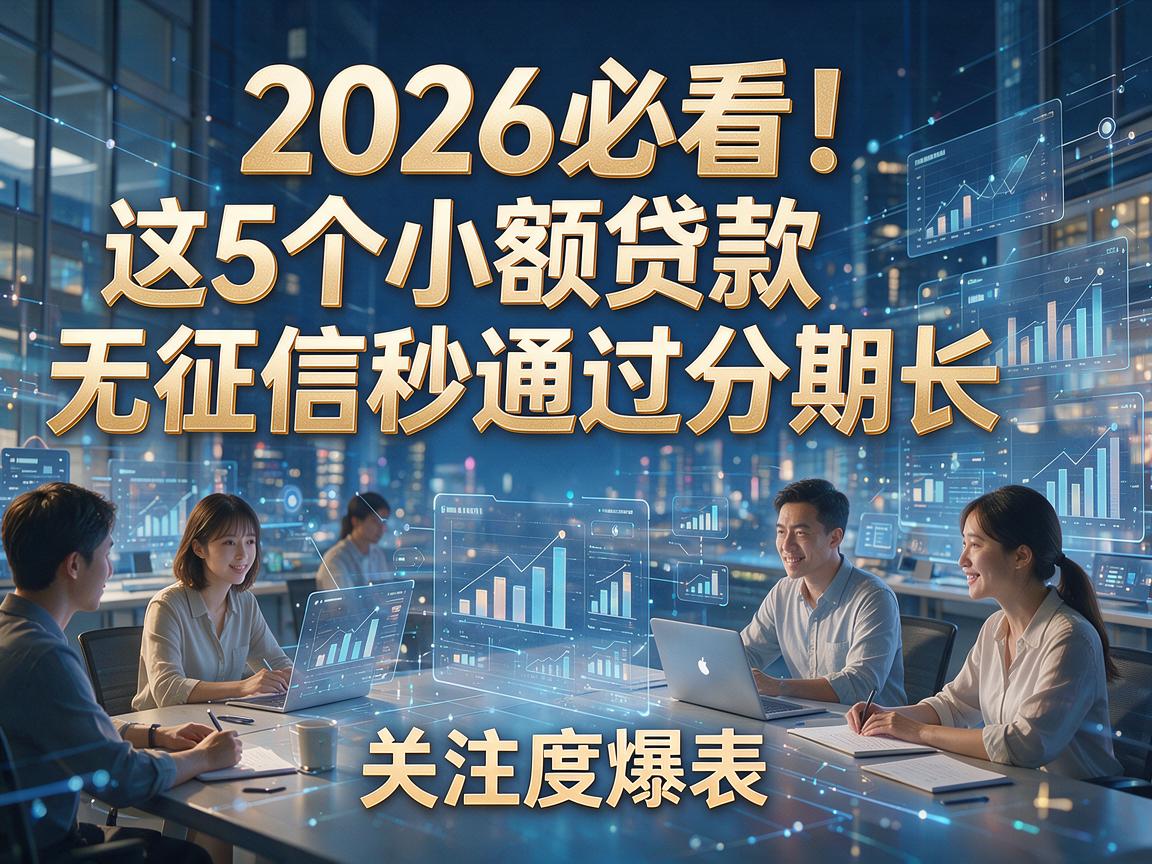 2026必看!这5个小额贷款无征信秒通过分期长,关注度爆表!