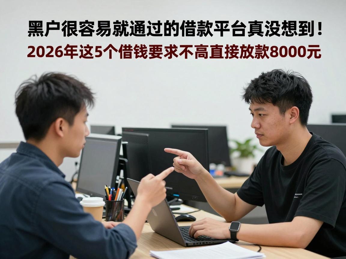 黑户很容易就通过的借款平台真没想到！2026年这5个借钱要求不高直接放款8000元