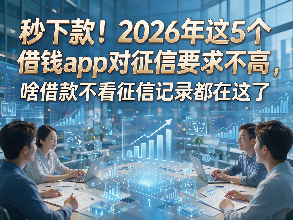 秒下款！2026年这5个借钱App对征信要求不高，啥借款不看征信记录都在这了