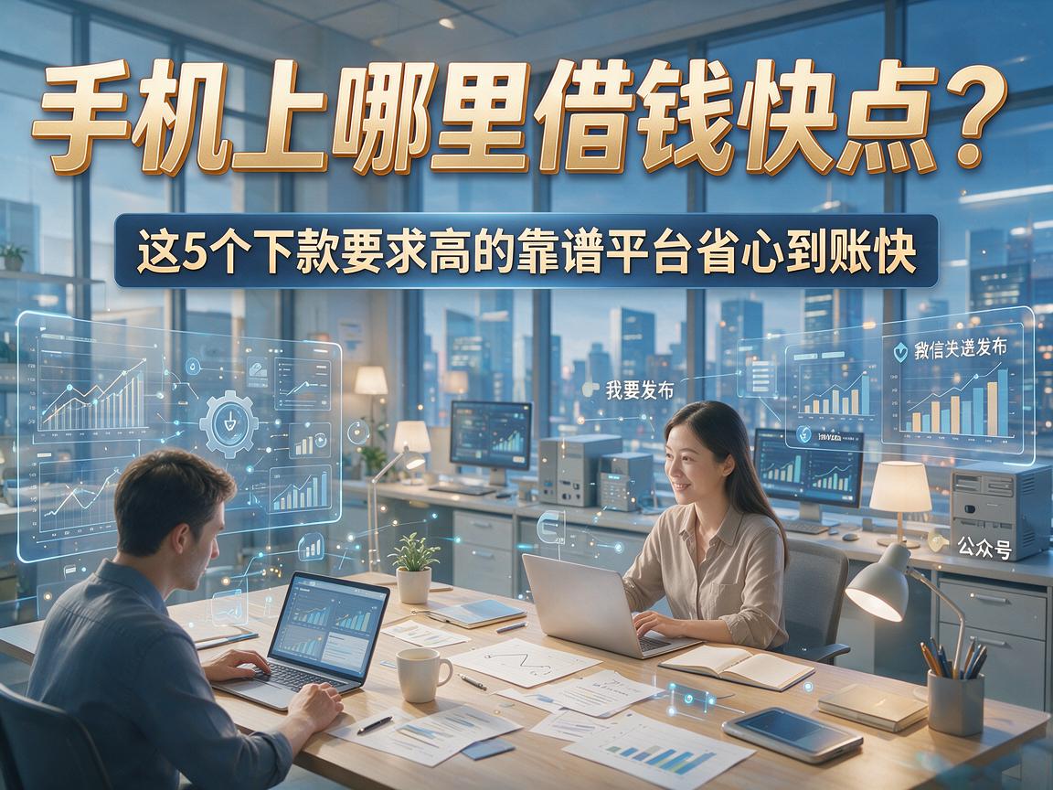 手机上哪里借钱快点？这5个下款要求高的靠谱平台省心到账快
