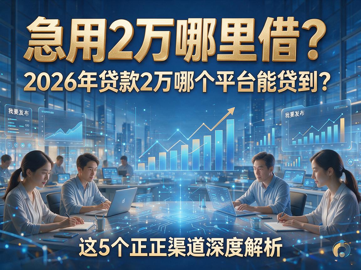 急用2万哪里借？2026年贷款2万哪个平台能贷到？这5个正规渠道深度解析！