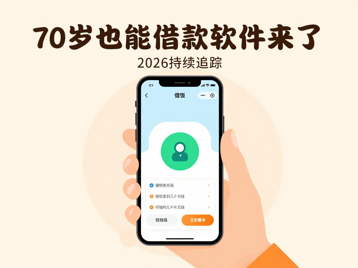 70岁也能借款的软件来了！2026持续追踪，深挖到底