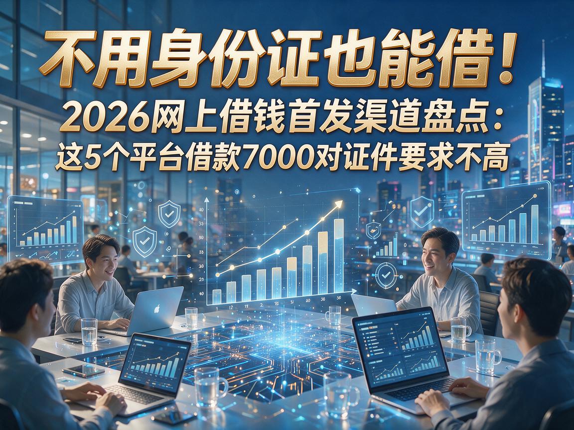 不用身份证也能借！2026网上借钱首发渠道盘点：这5个平台借款7000对证件要求不高