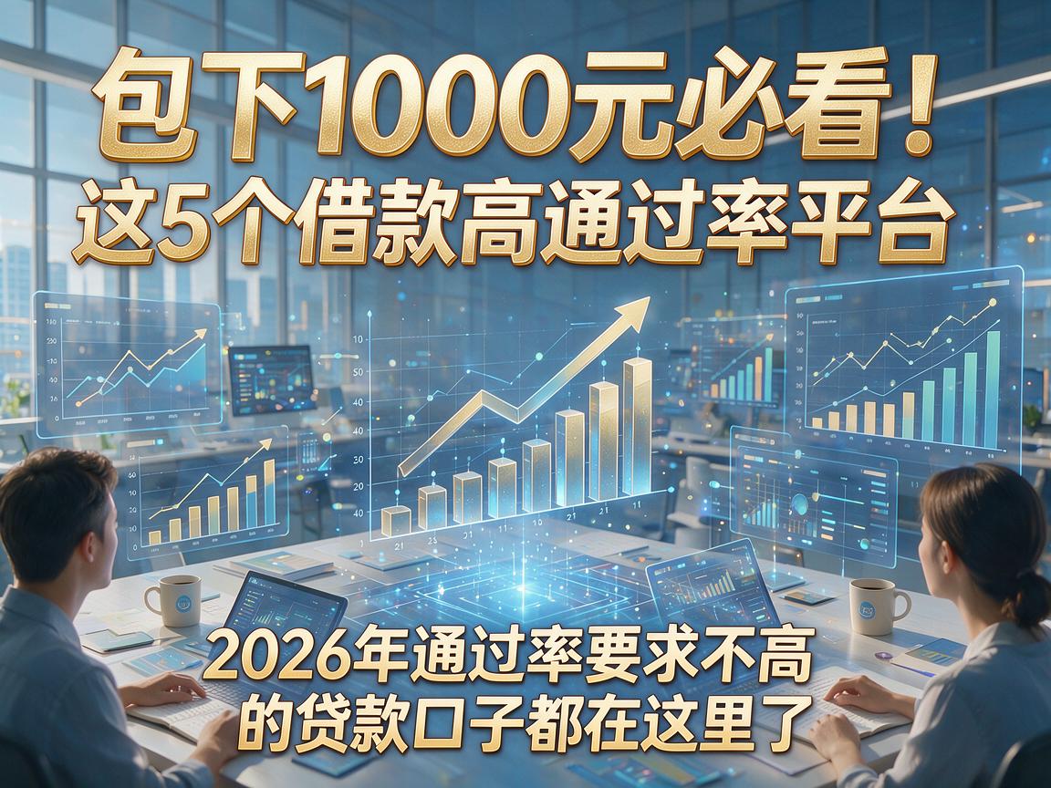 包下1000元必看！这5个借款高通过率平台，2026年通过率要求不高的贷款口子都在这里了