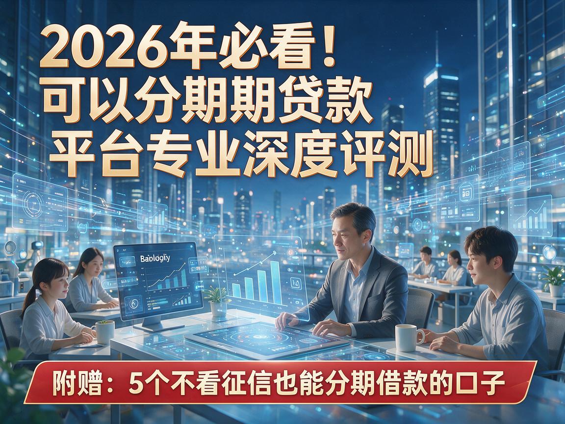 2026年必看！可以分期贷款平台专业深度评测，附赠5个不看征信也能分期借款的口子