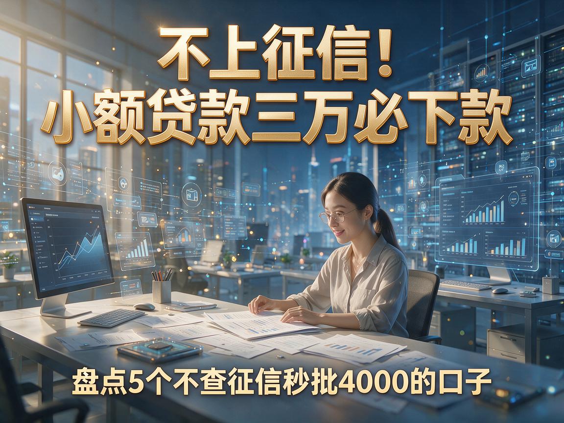 不上征信!小额贷款三万必下款,盘点5个不查征信秒批4000的口子