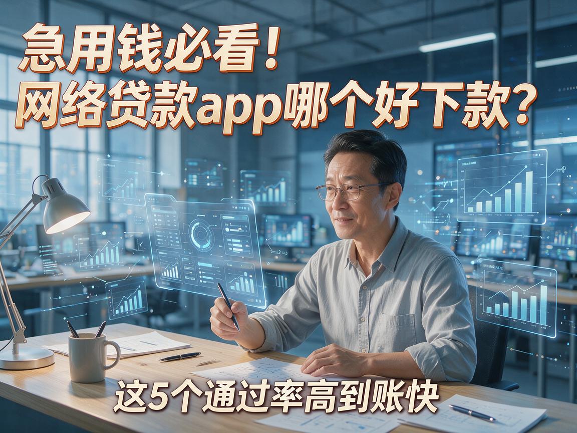 急用钱必看!网络贷款app哪个好下款?这5个通过率高到账快