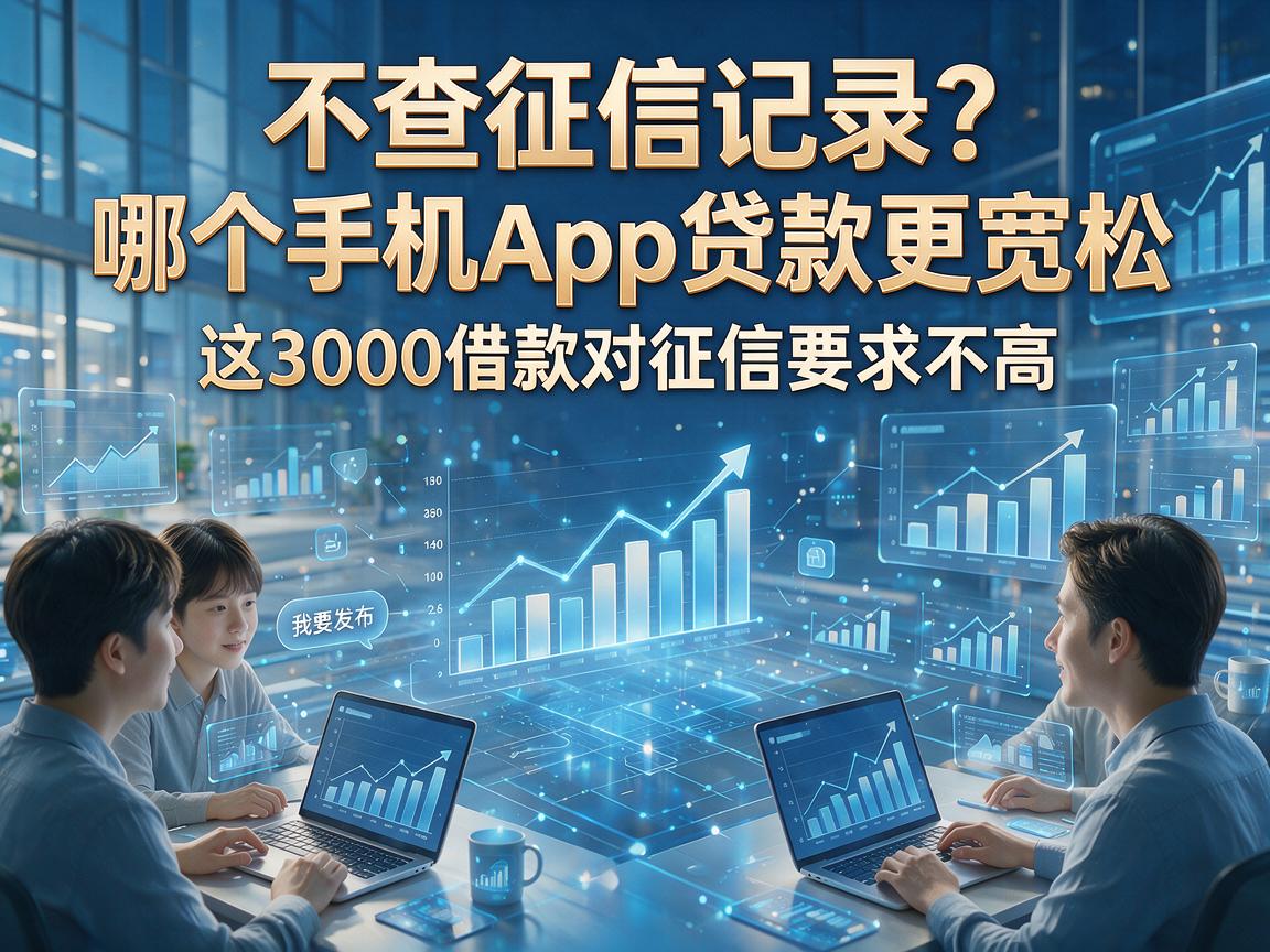 不查征信记录?哪个手机App贷款更宽松,这3000借款对征信要求不高