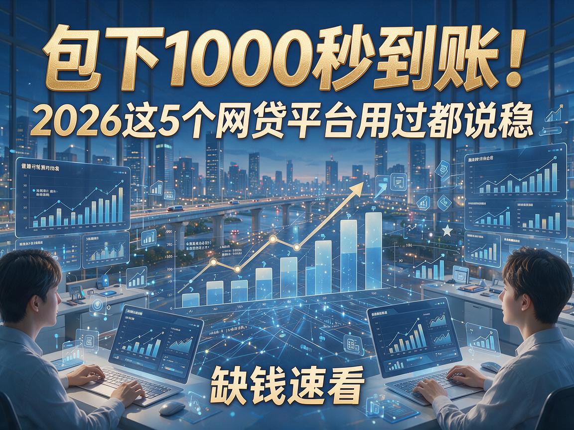 包下1000秒到账！2026这5个网贷平台用过都说稳，缺钱速看