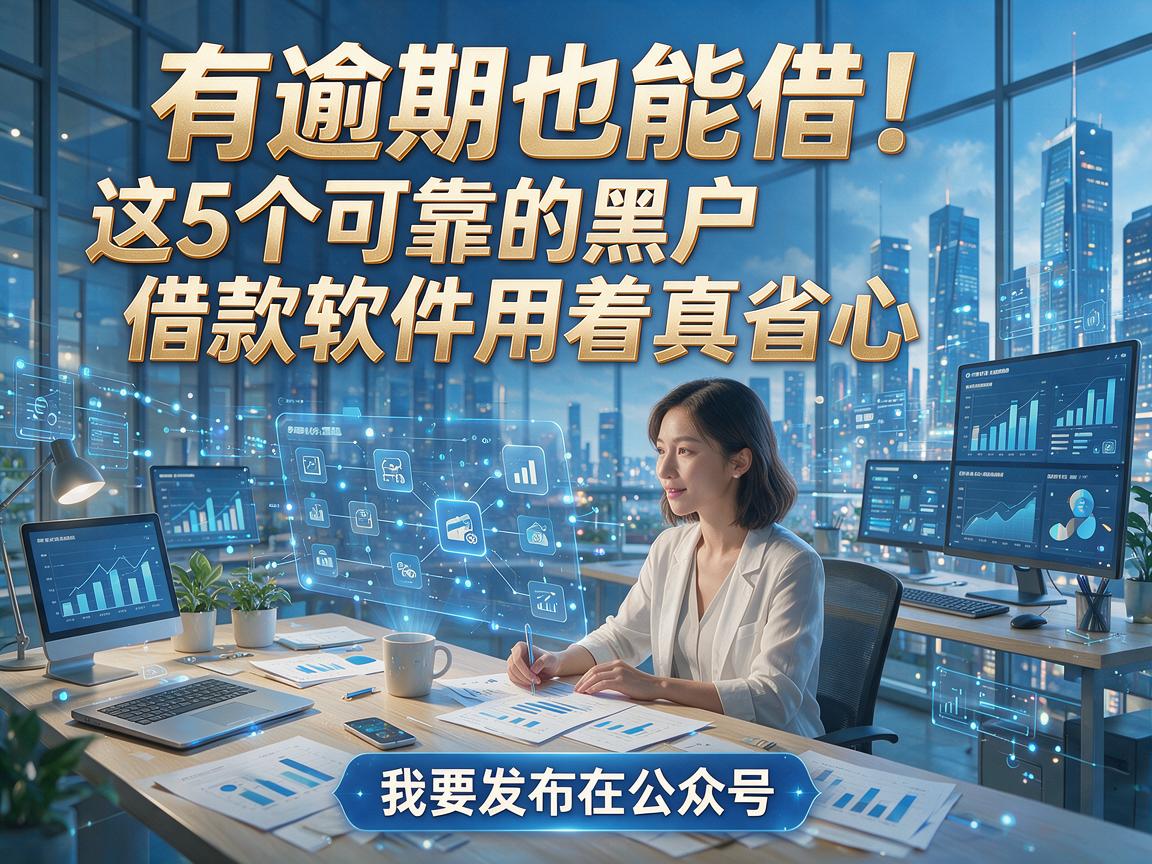 有逾期也能借！这5个可靠的黑户借款软件用着真省心