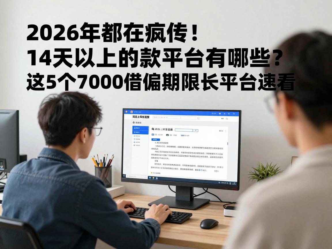 2026年都在疯传！14天以上的贷款平台有哪些？这5个7000借款期限长平台速看