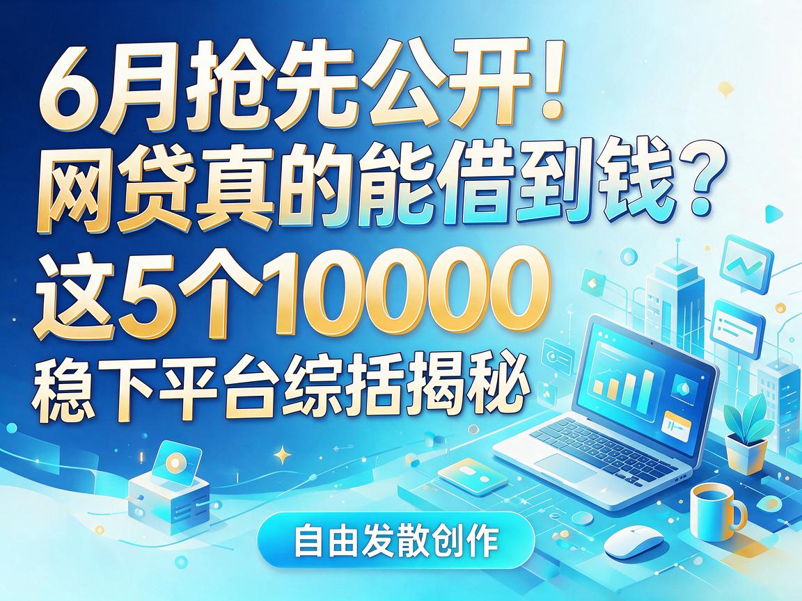 6月抢先公开！网贷真的能借到钱？这5个10000稳下平台综括揭秘
