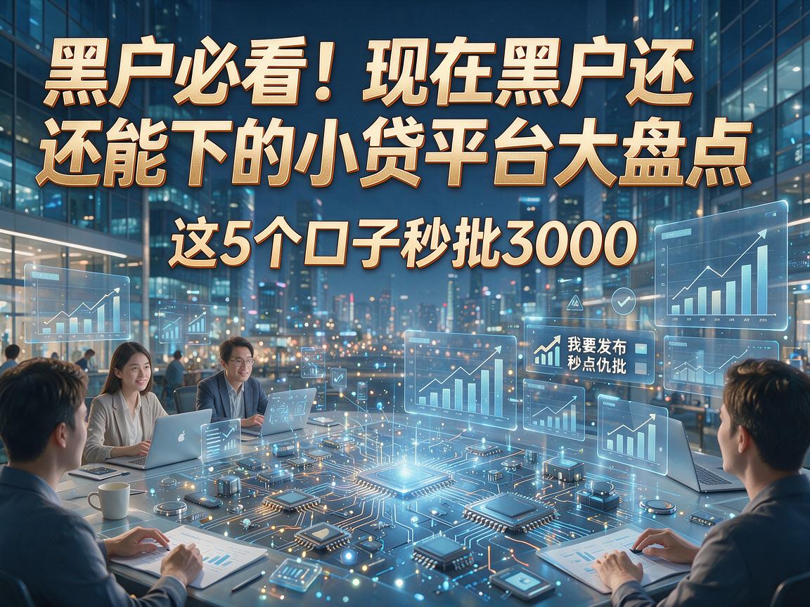 黑户必看！现在黑户还能下的小贷平台大盘点，这5个口子秒批3000