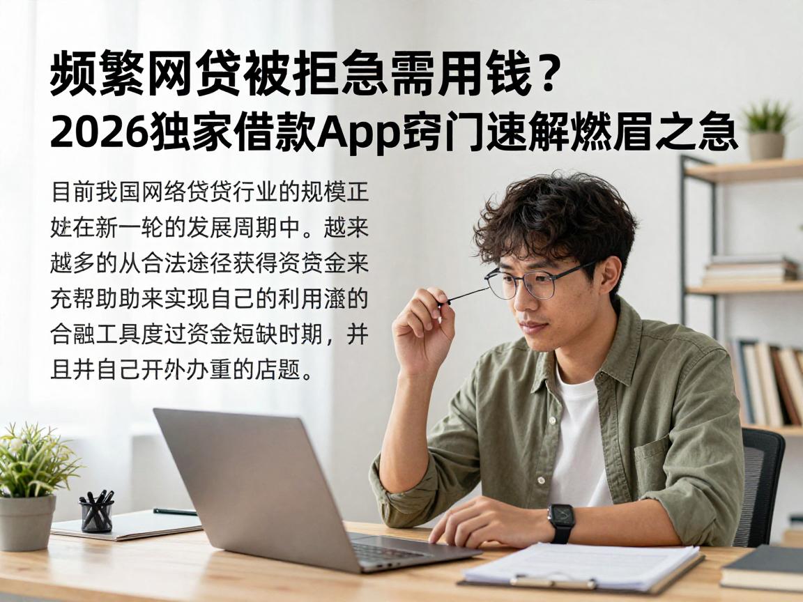 频繁网贷被拒急需用钱？2026独家借款App窍门速解燃眉之急！