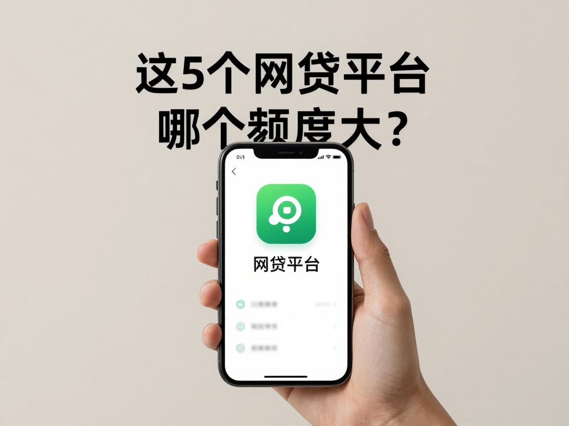 这5个网贷平台哪个额度大?要求不高、借款额度大的实用app优选来了