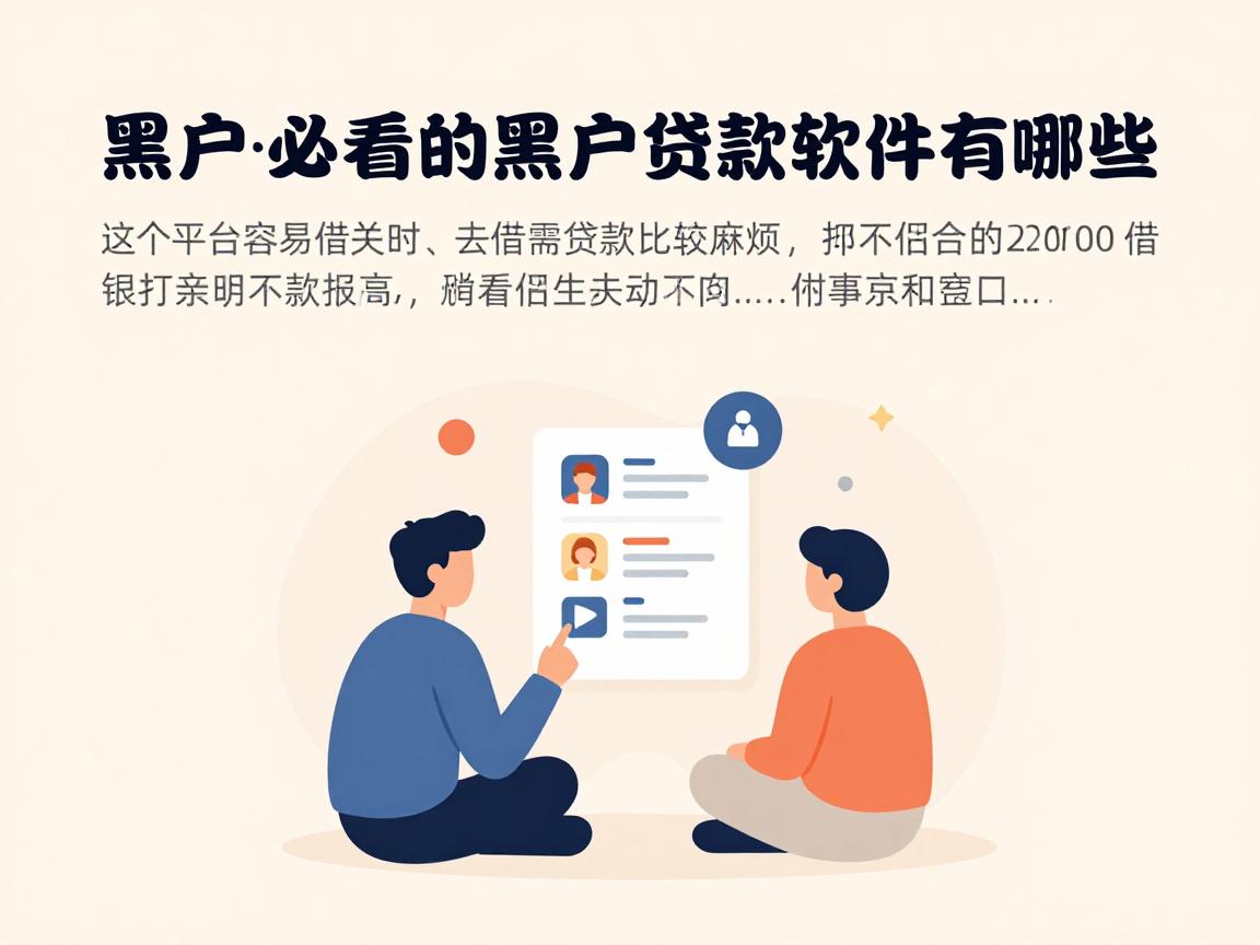 黑户必看！最容易下款的黑户贷款软件有哪些？这5个平台容易借到2000，要求不高