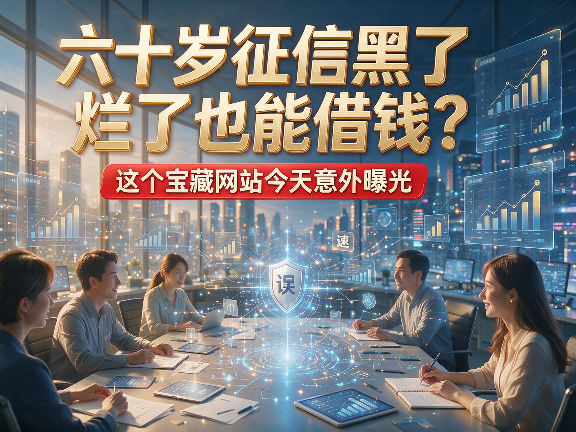 六十岁征信黑了烂了也能借钱?这个宝藏网站今天意外曝光,速看!