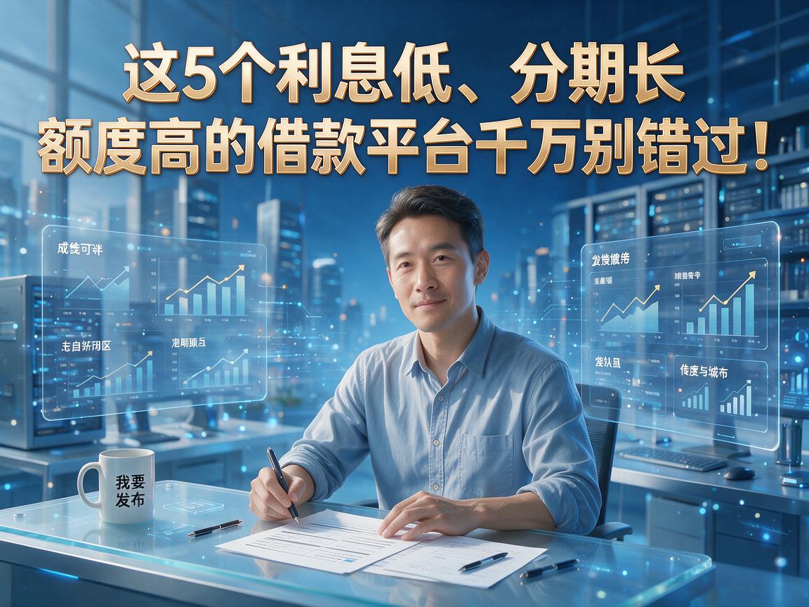 这5个利息低、分期长、额度高的借款平台千万别错过!