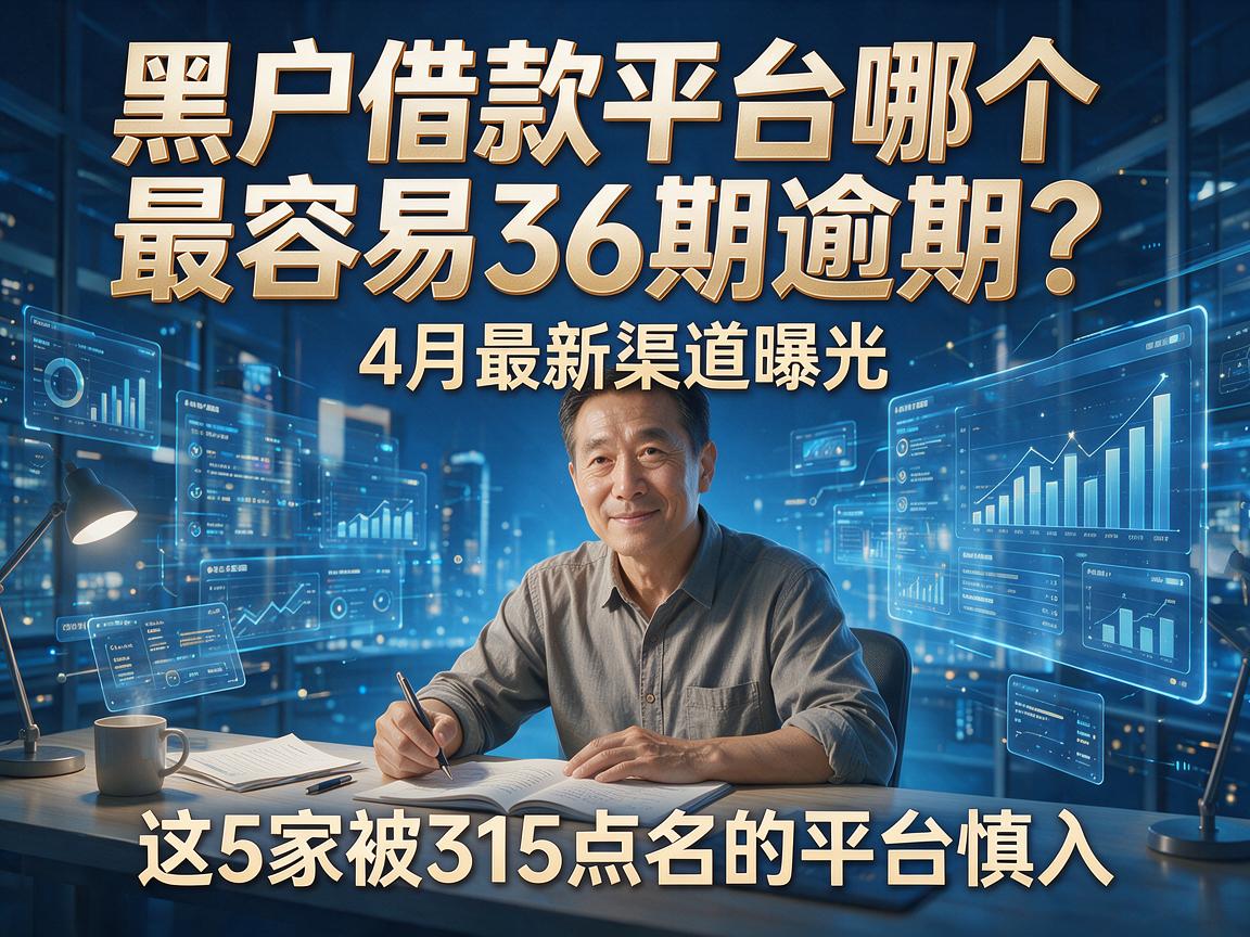 黑户借款平台哪个最容易36期逾期？4月最新渠道曝光，这5家被315点名的平台慎入！