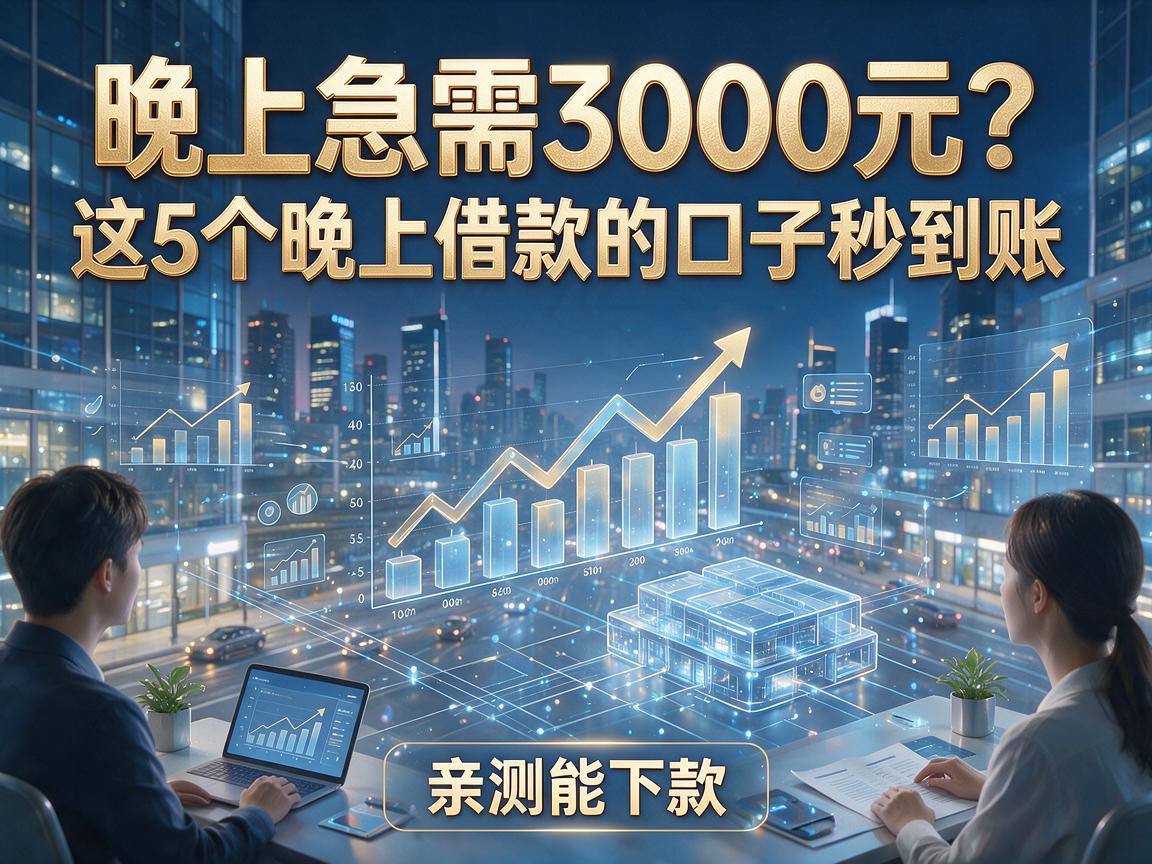 晚上急需3000元？这5个晚上借款的口子秒到账，亲测能下款
