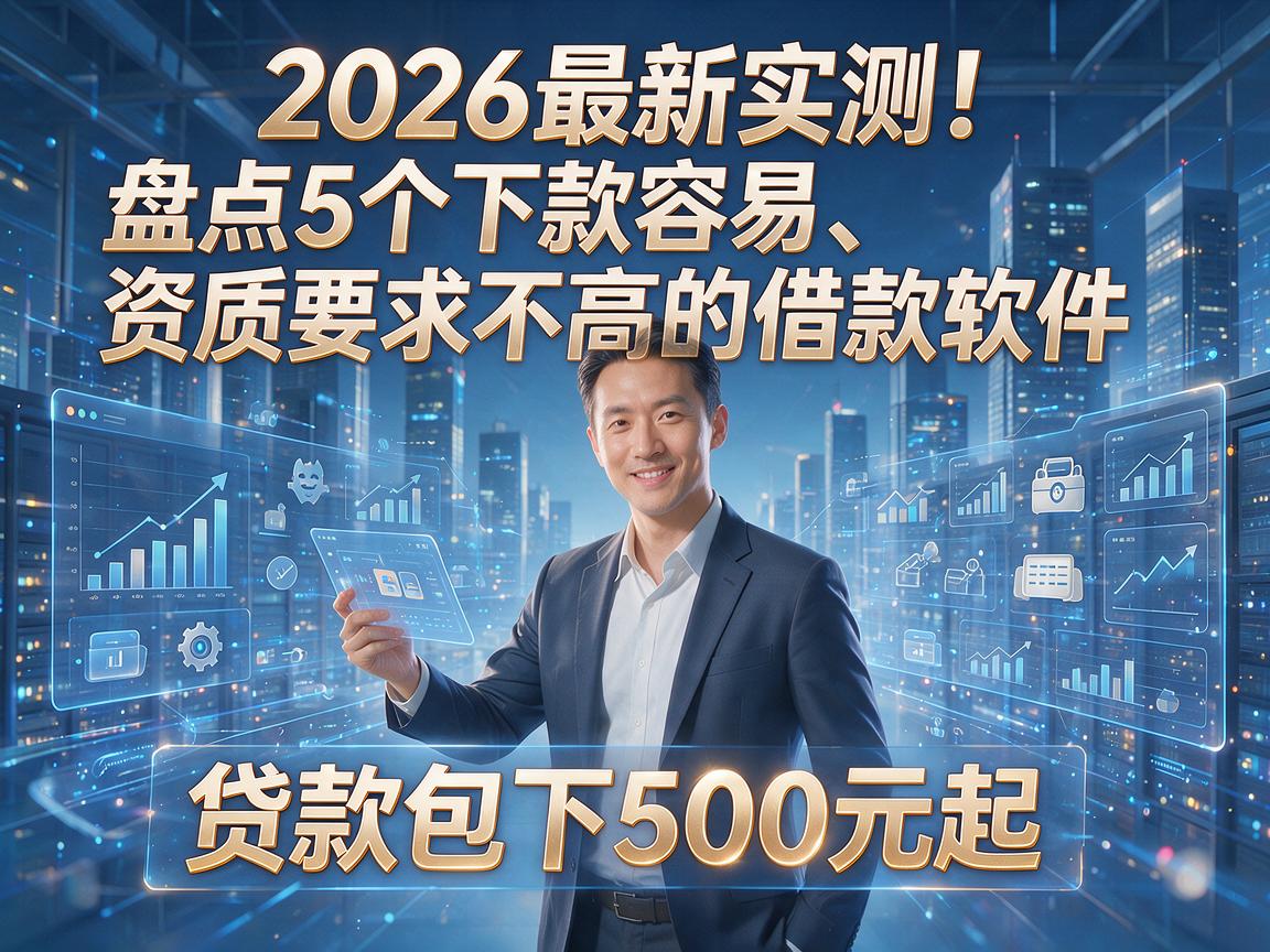 2026最新实测！盘点5个下款容易、资质要求不高的借款软件，贷款包下500元起