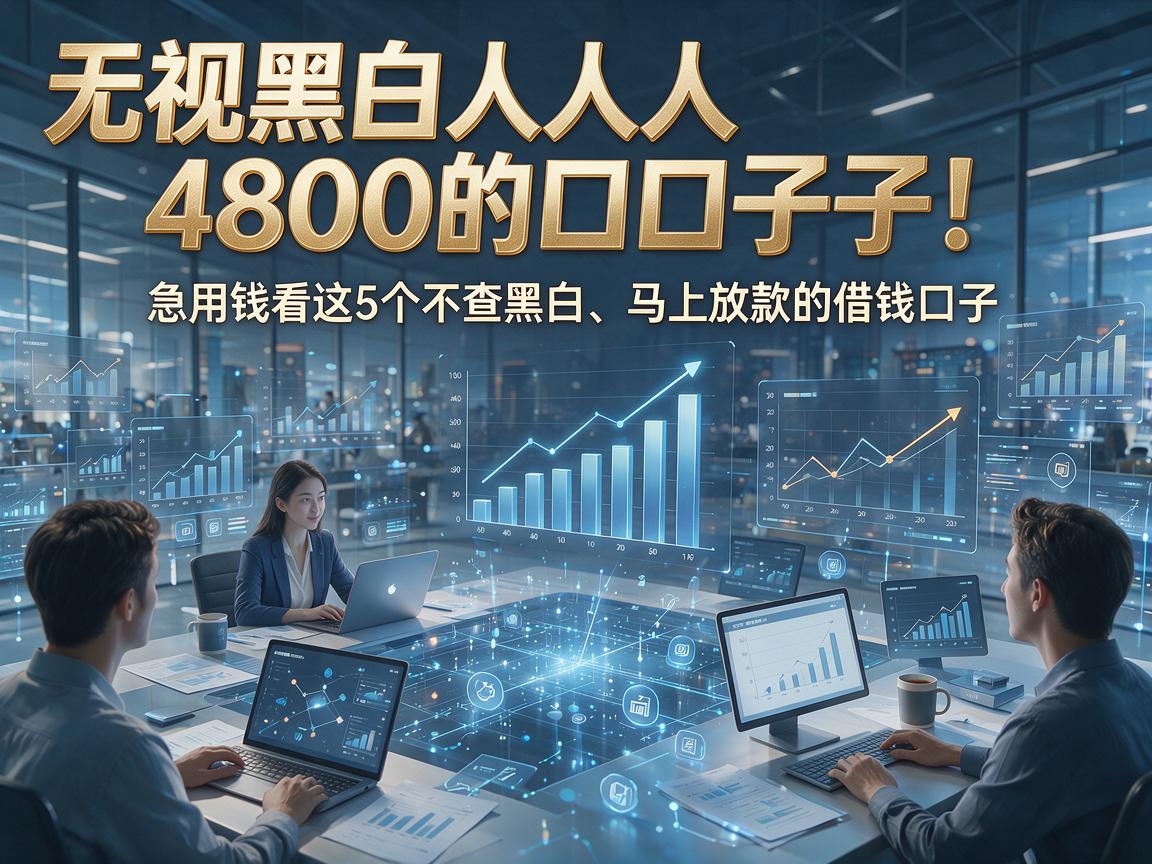 无视黑白人人4800的口子！急用钱看这5个不查黑白、马上放款的借钱口子