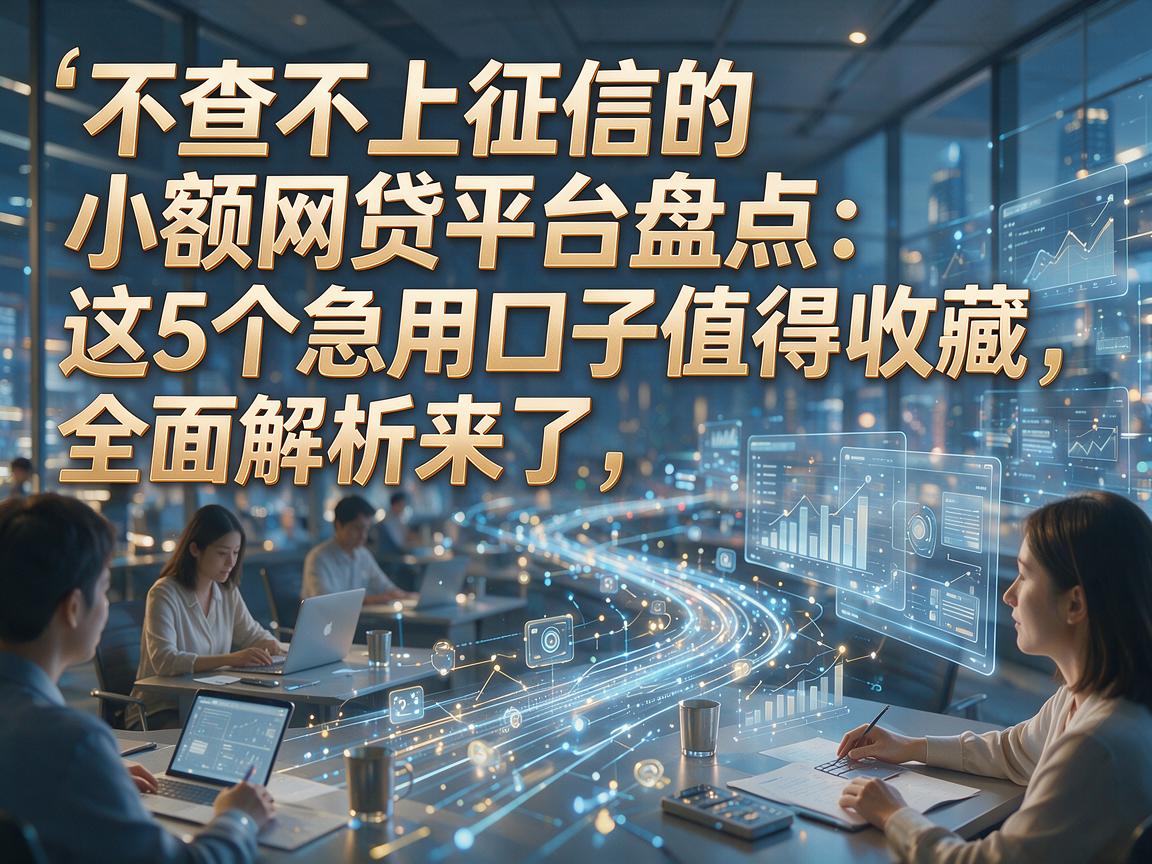 不查不上征信的小额网贷平台盘点:这5个急用口子值得收藏,全面解析来了!