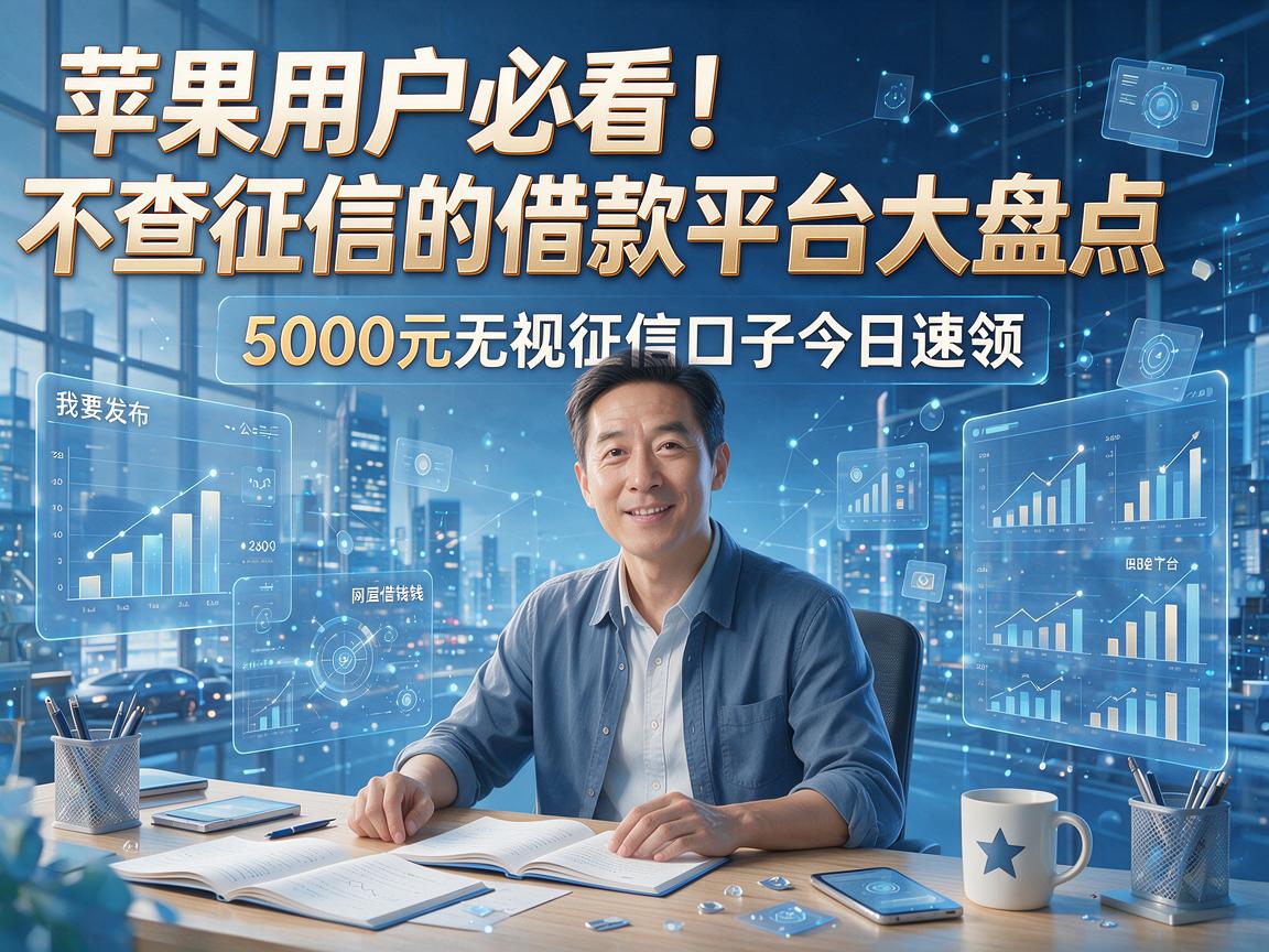 苹果用户必看!不查征信的借款平台大盘点,5000元无视征信口子今日速领