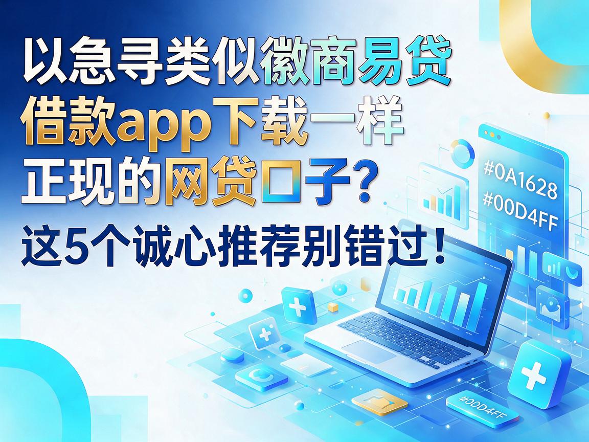 急寻类似徽商易贷借款app下载一样正规的网贷口子？这5个诚心推荐别错过！