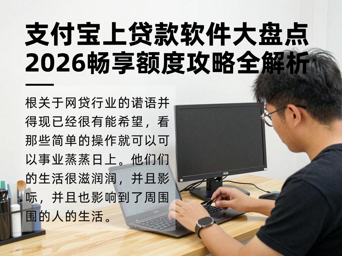 支付宝上贷款软件大盘点，2026畅享额度攻略全解析