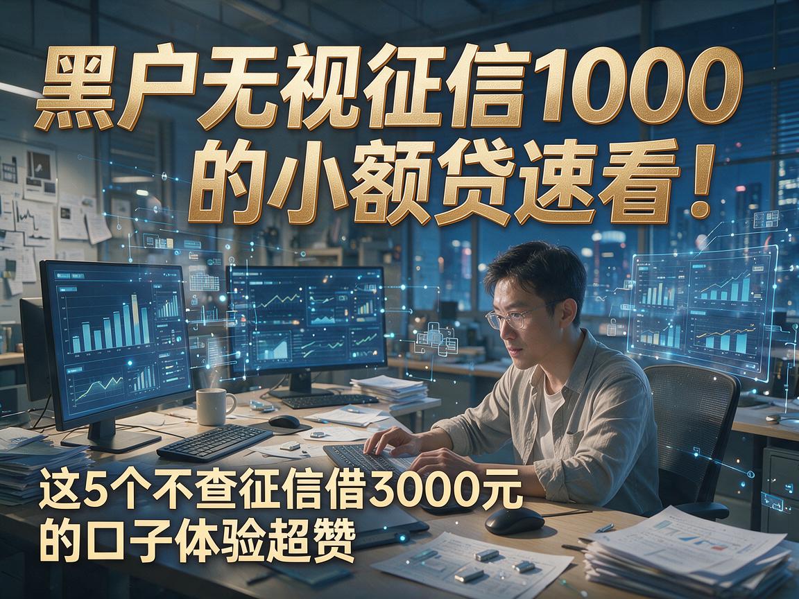 黑户无视征信1000的小额贷速看！这5个不查征信借3000元的口子体验超赞