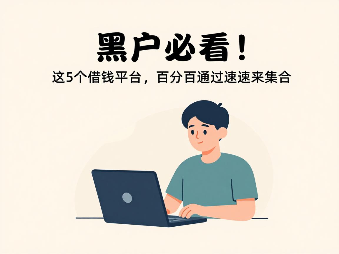 黑户必看!这5个借钱平台,百分百通过的小额网贷速来集合