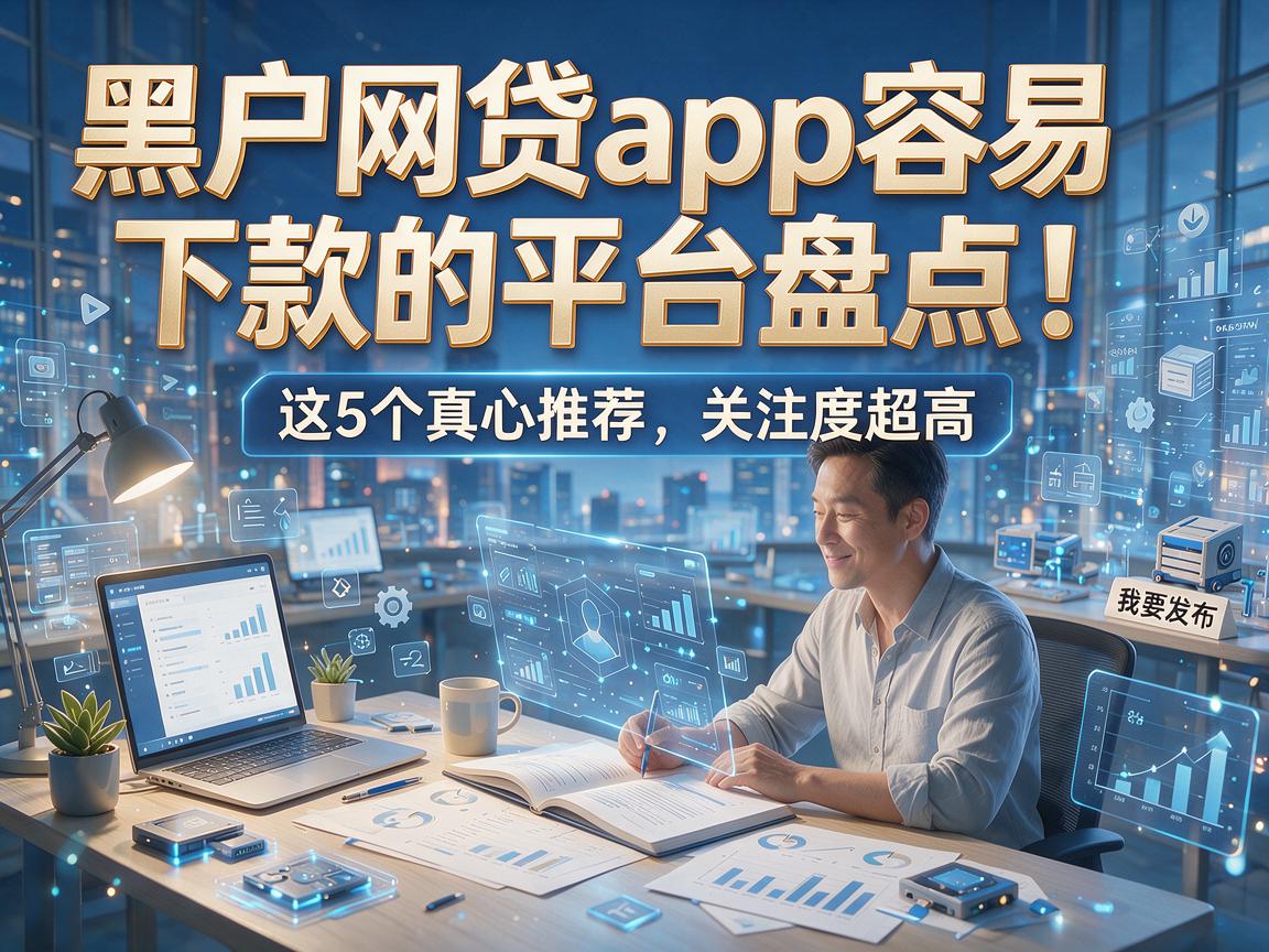 黑户网贷app容易下款的平台盘点！这5个真心推荐，关注度超高