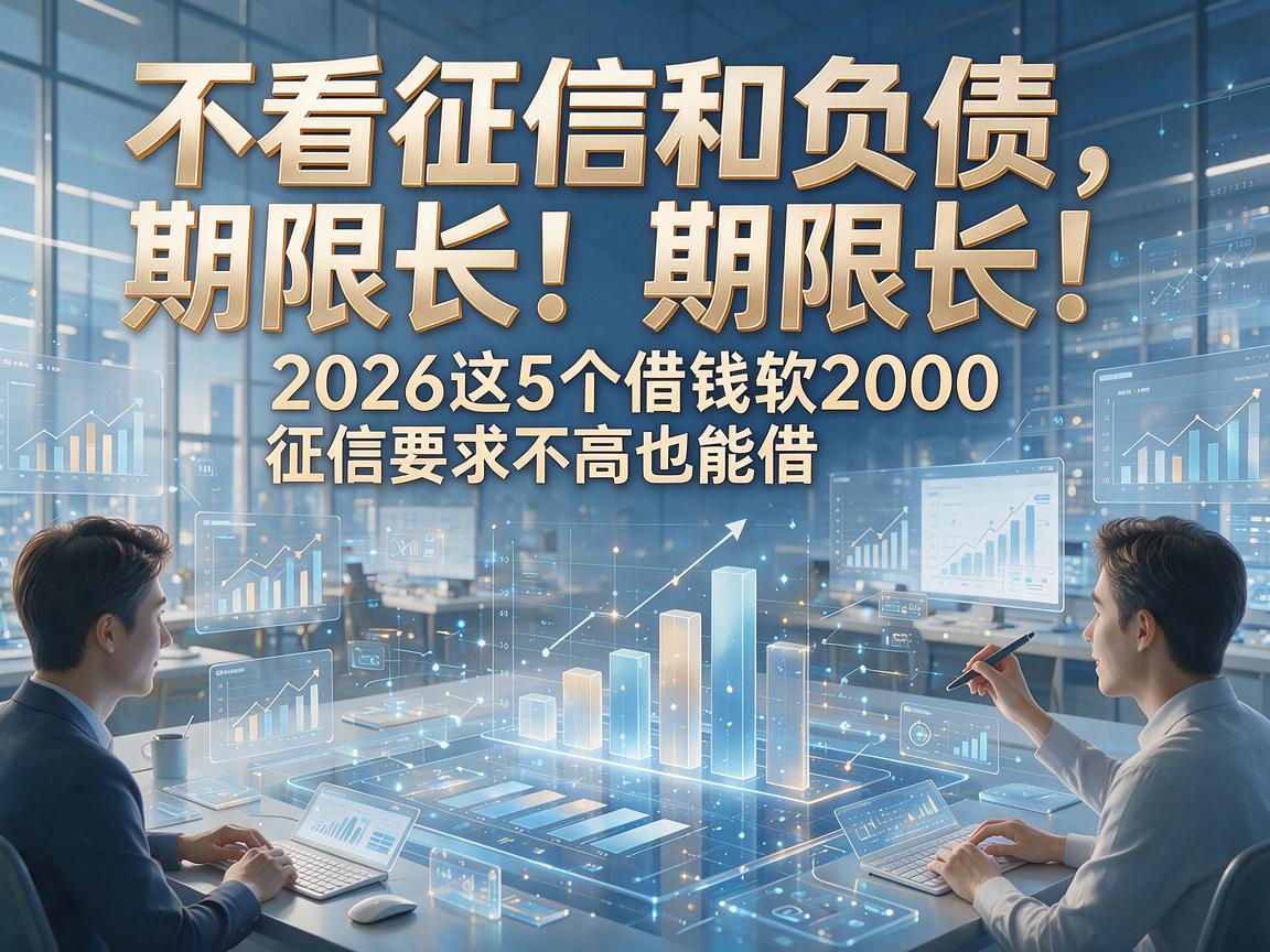 不看征信和负债，期限长！2026这5个借钱软件，征信要求不高也能借2000