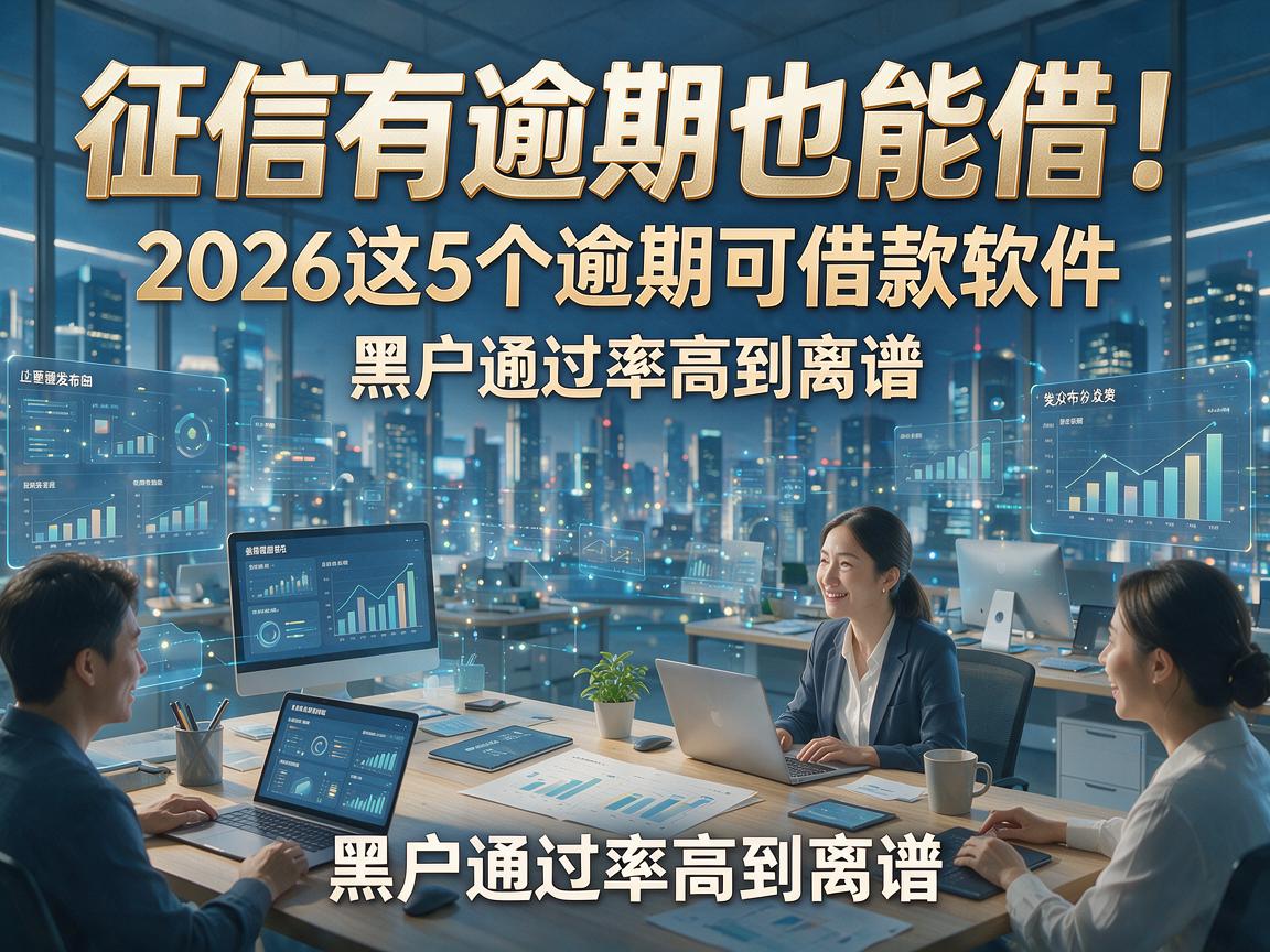 征信有逾期也能借！2026这5个逾期可借款软件，黑户通过率高到离谱
