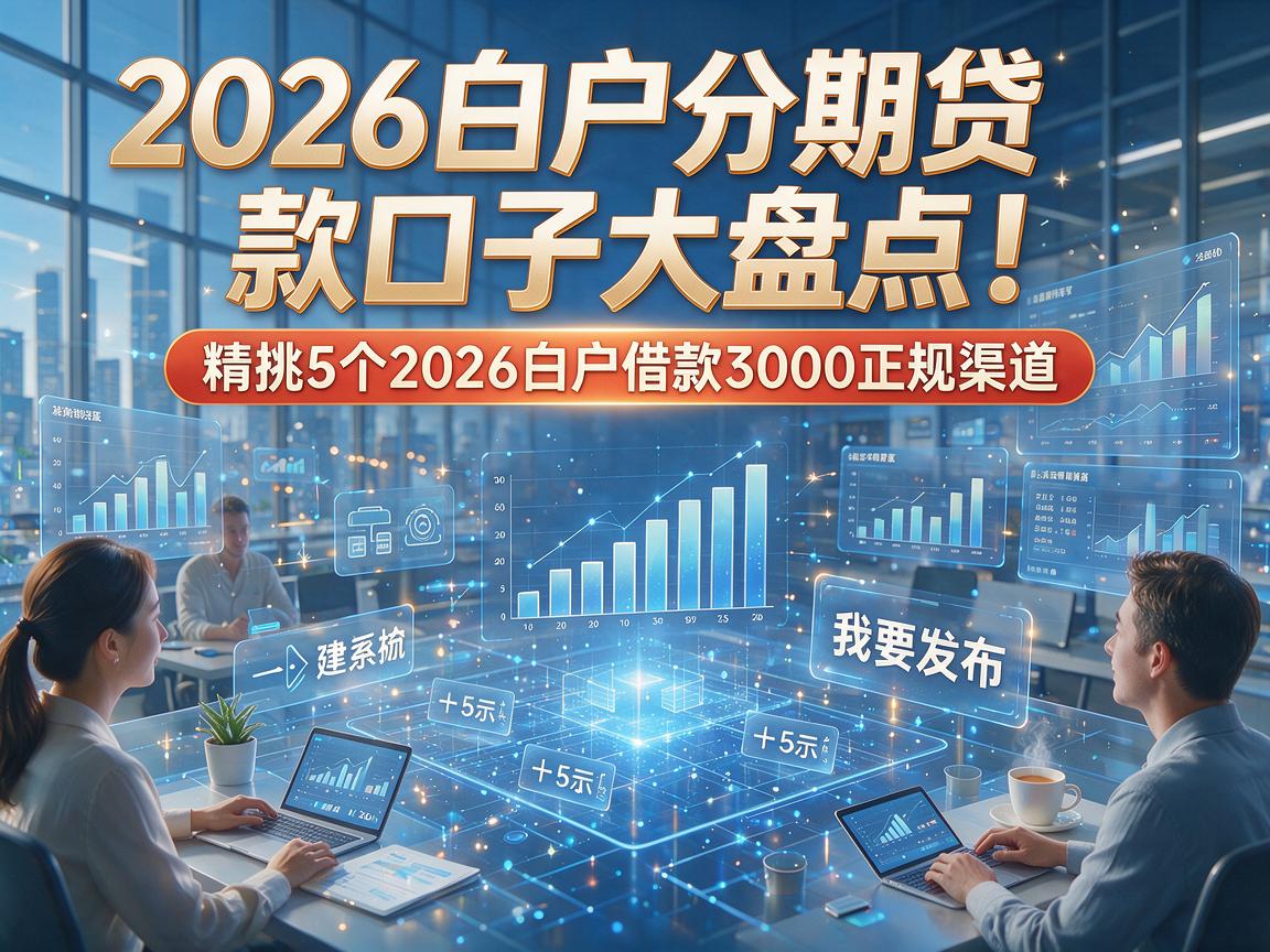 2026白户分期贷款口子大盘点！精挑5个2026白户借款3000正规渠道