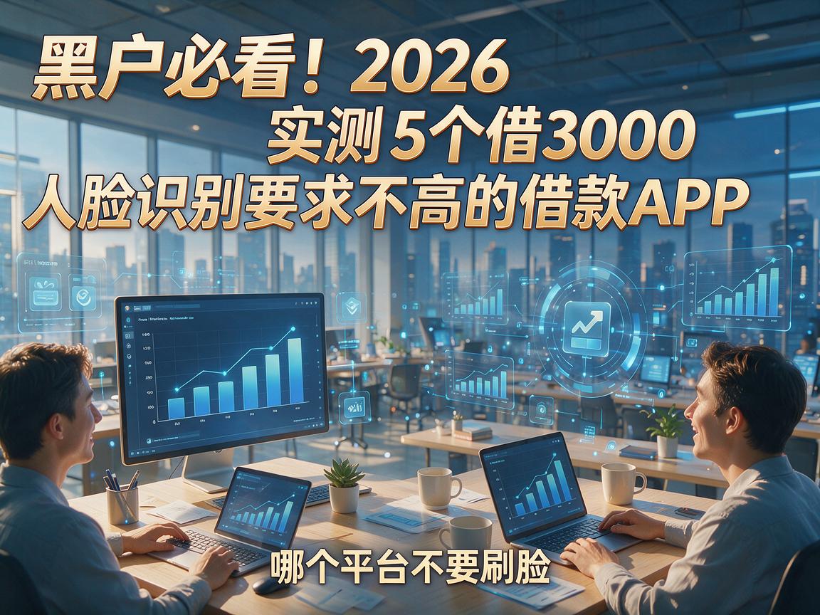 黑户必看！2026实测5个借3000人脸识别要求不高的借款APP，哪个平台不要刷脸？