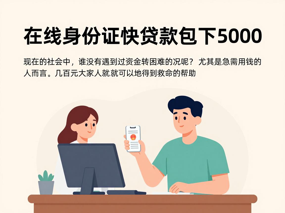 在线身份证快速贷款包下5000，2026年首次曝光，速看！