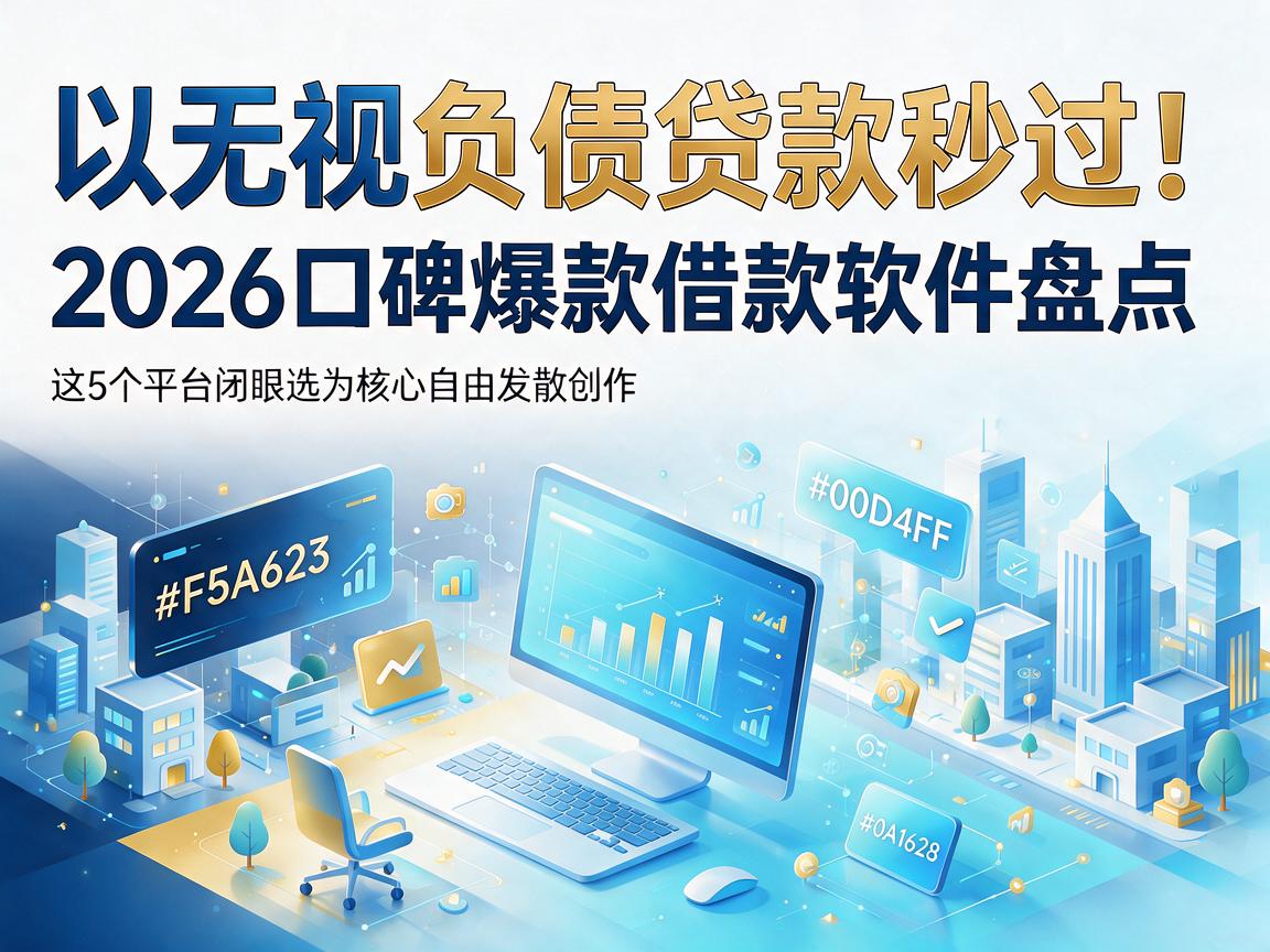 无视负债贷款秒过！2026口碑爆款借款软件盘点，这5个平台闭眼选