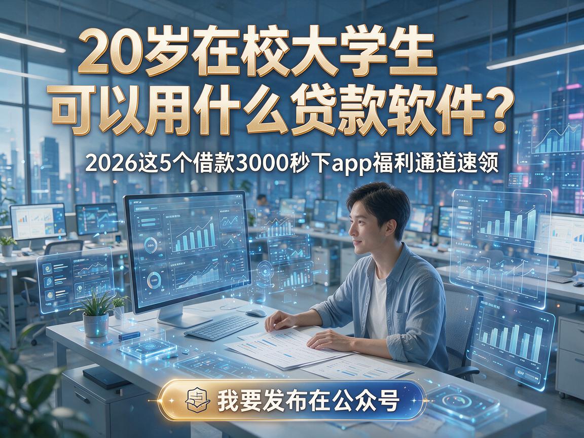 20岁在校大学生可以用什么贷款软件？2026这5个借款3000秒下app福利通道速领
