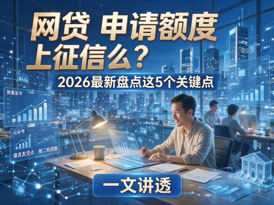 网贷申请额度上征信么？2026最新盘点这5个关键点，一文讲透！