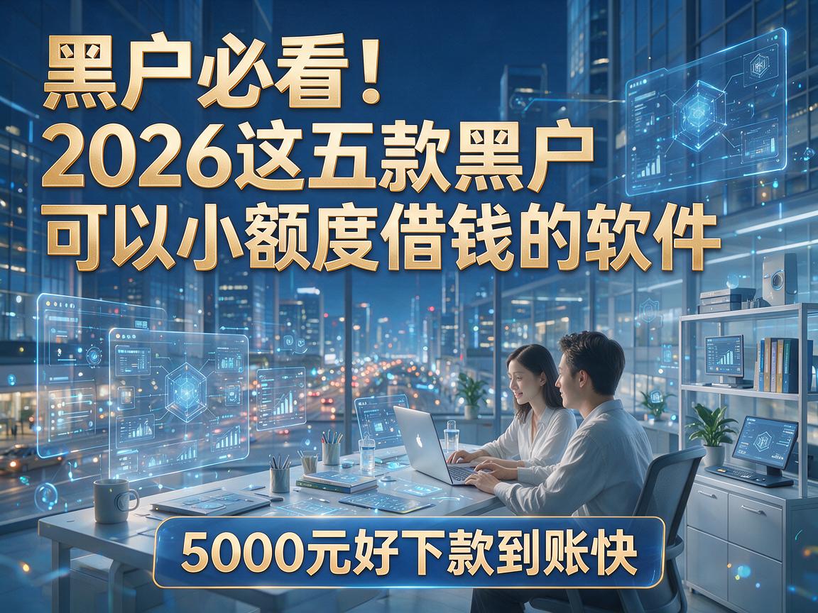黑户必看！2026这五款黑户可以小额度借钱的软件，5000元好下款到账快