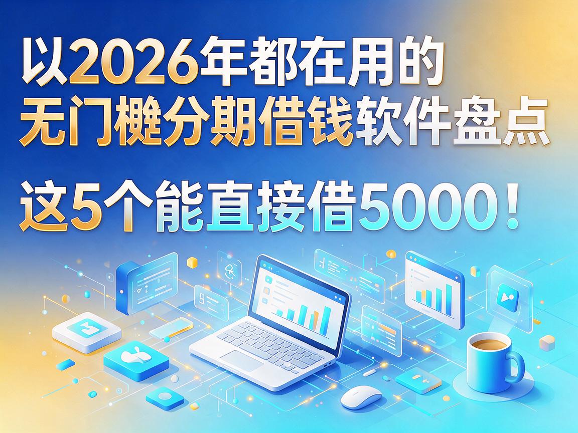 2026年都在用的无门槛分期借钱软件盘点，这5个能直接借5000！
