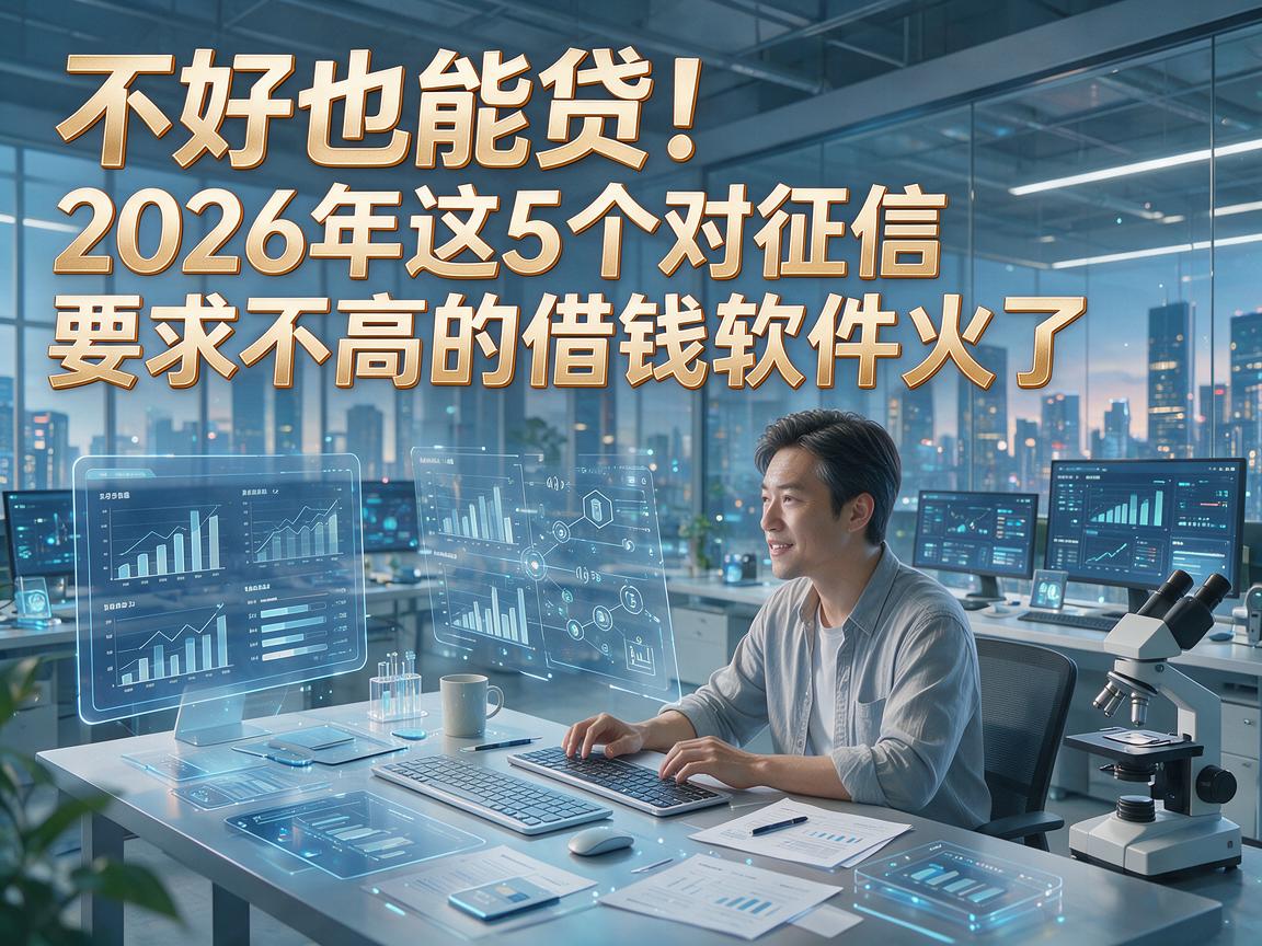 不好也能贷！2026年这5个对征信要求不高的借钱软件火了