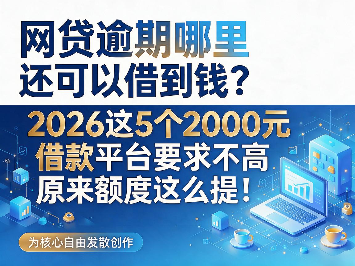 网贷逾期哪里还可以借到钱？2026这5个2000元借款平台要求不高，原来额度这么提！