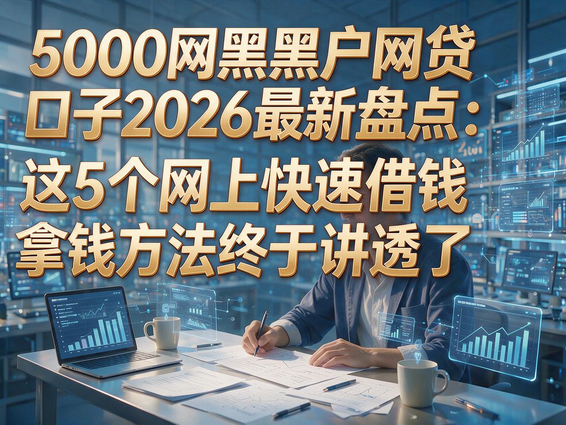 5000网黑黑户网贷口子2026最新盘点：这5个网上快速借钱拿钱方法终于讲透了