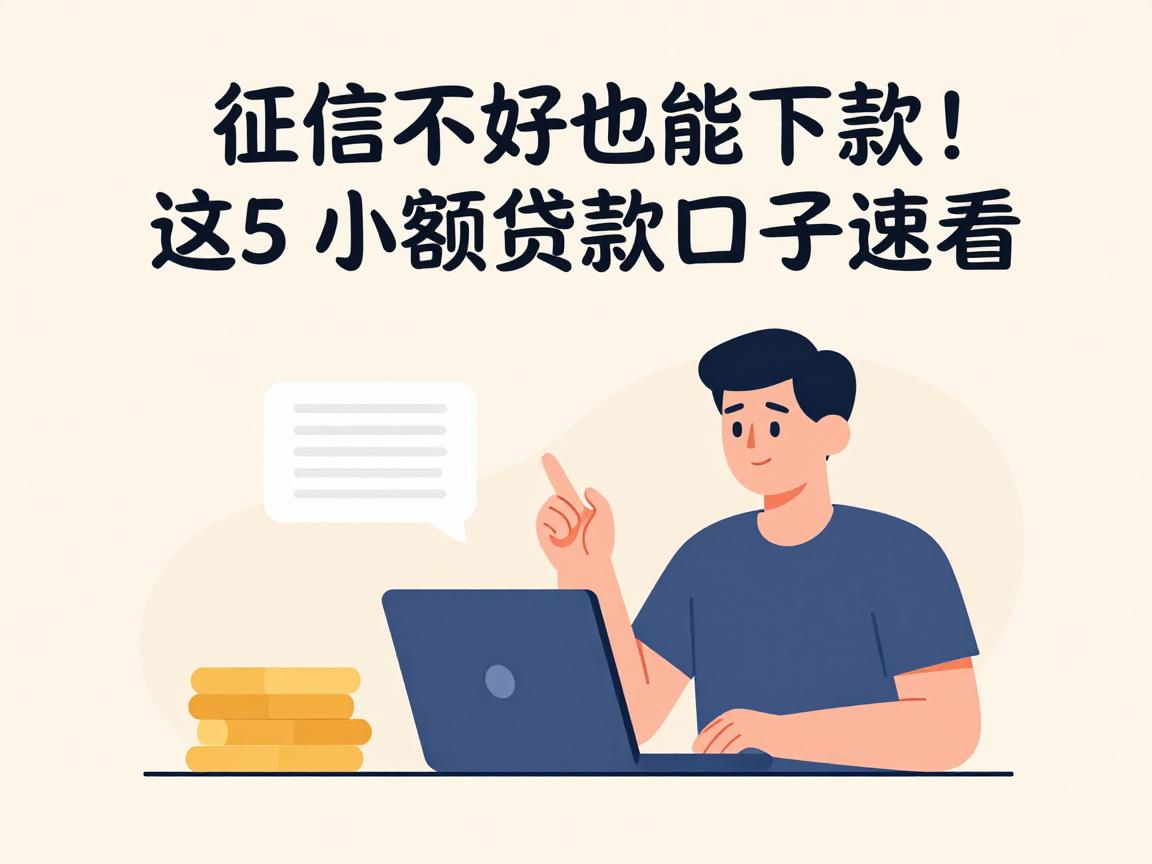 征信不好也能下款！这5个小额贷款口子速看，缺钱必收藏
